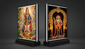 Aandi & Raja Alangara Murugan Premium LED Frame – A5 Size (Rechargeable, Double-Sided)